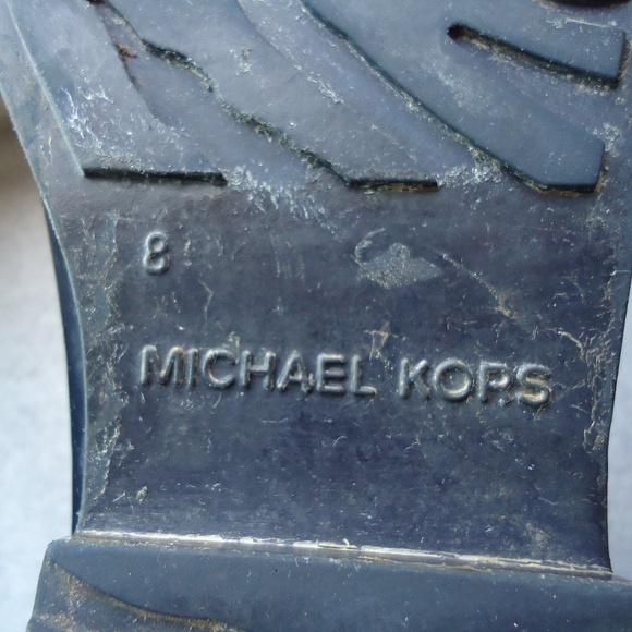 Michael Kors Womens Black Rain Ankle Boots US 8.5 - Picture 14 of 16